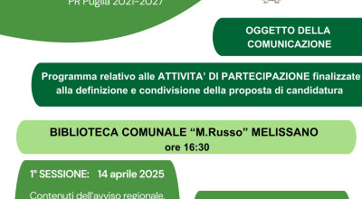 SELEZIONE DI PROPOSTE PROGETTUALI FINALIZZATE ALLA REALIZZAZIONE DI INFRASTRU...