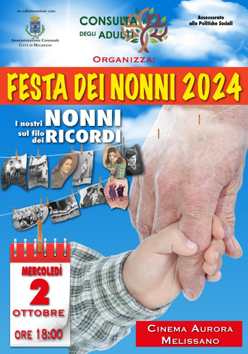 2 ottobre Festa dei nonni